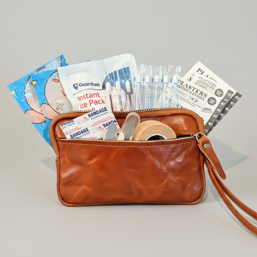 Mini Fashionable Handbag-Sized First Aid Kit - The "Emma"